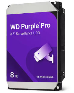 WD85PURZ - Dysk twardy HDD 8TB 3,5'' Purple, dedykowany do CCTV - Western Digital | WD85PURZ