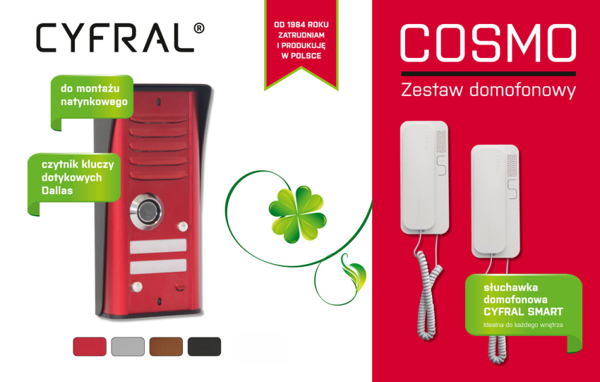 COSMO D2 - Zestaw 2 rodzinny - Cyfral | COSMO D2