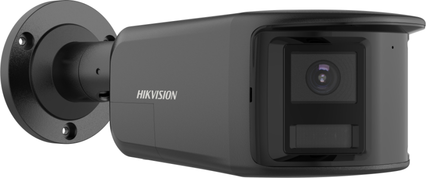DS-2CD2T63G2P-LISU/SL BLACK - Kamera panoramiczna IP 8MPx, 2x 2.8mm, Smart Hybrid Light - Hikvision | 6936422196615