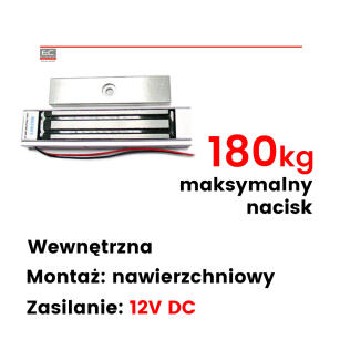 ZE HC180G -  Zwora elektromagnetyczna natynkowa, 180kg - MIWI-URMET | ZE HC180G
