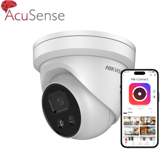 DS-2CD2346G2H-IU - Kamera kopułkowa IP 4Mpx, AcuSense, IP67, PoE, Mikrofon - Hikvision | 6941264039365