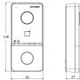DS-KV6113-WPE1 - Stacja bramowa IP Villa, 2Mpx, WiFi, Mifare - Hikvision - 4