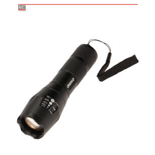OR-LT-1518 - Latarka CREE LED 10W z funkcją ZOOM - ORNO | OR-LT-1518