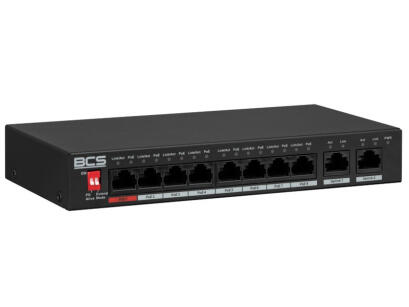 BCS-L-SP0802G(2) - Switch PoE 8+2, 8x PoE, 96W - BCS Line | BCS-L-SP0802G(2)