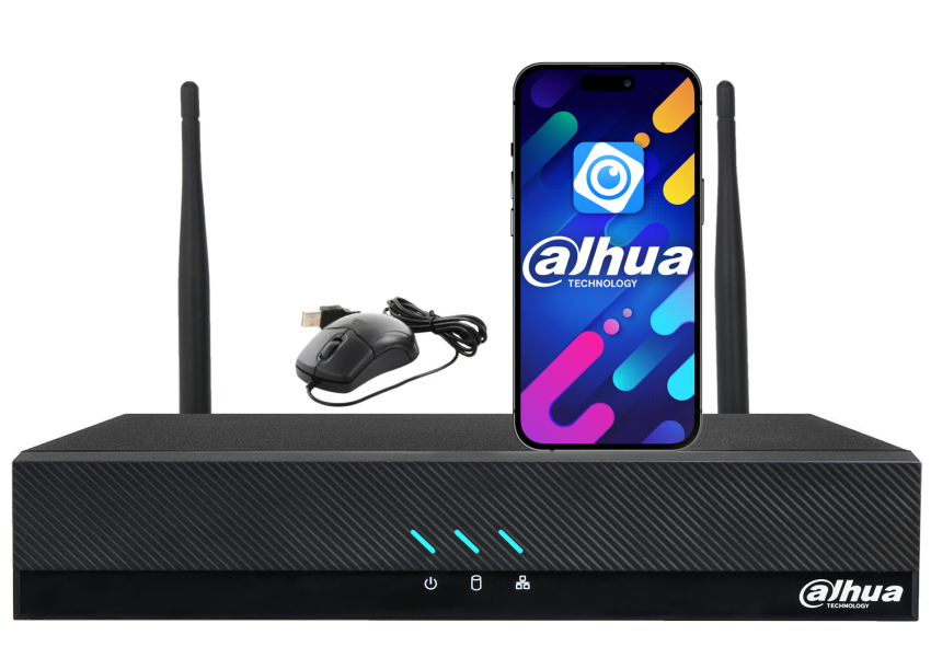 NVR2104HC-W - Rejestrator IP 4-kanałowy, WiFi, do 16Mpx, AI SMD - DAHUA | 6937552404762