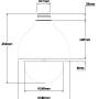 BCS-SDIP2230A - Kamera szybkoobrotowa 2.0 Mpix IP 4.3-129mm microSD - BCS - wymiary