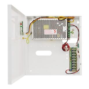 PSDCB09129C - Zasilacz buforowy, impulsowy PSDCB 13,8V/9A/9x1A/17Ah do CCTV - PULSAR | 5901643193928