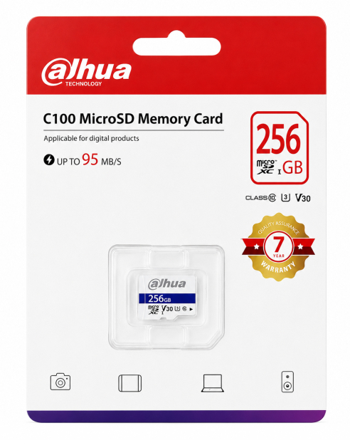 TF-C100/256Gb - Karta pamięci microSD 256GB - Dahua | 6923172503596