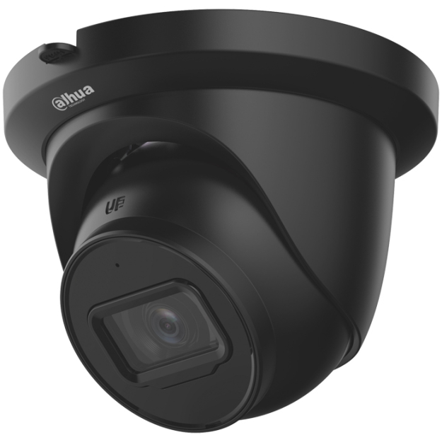 IPC-HDW2441TM-S-0280B-BLACK - Kamera kopułkowa IP, 4Mpx, 2.8mm, IR30, Mikrofon, WizSense - Dahua | IPC-HDW2441TM-S-0280B-BLACK