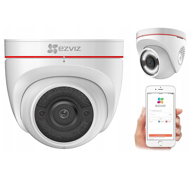 C4W - Kamera zewnętrzna WiFi 2Mpx, Audio, Syrena - EZVIZ | 6971744237042