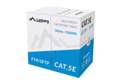 Kabel LAN kategorii 5e SFTP dodatkowy oplot osłonowy - Lanberg | LCS5-11CU-0305-S