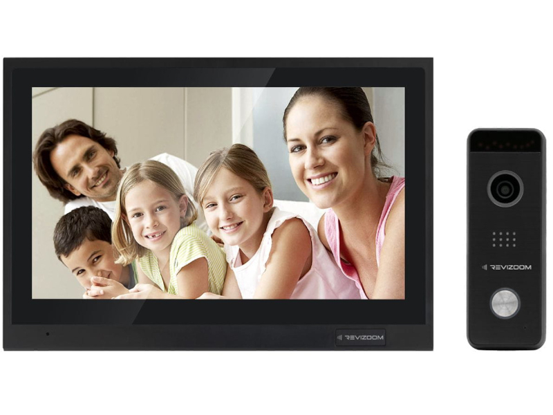 RM-T402HD BLACK/RC-411HD - Zestaw wideodomofonowy, analogowy, 2Mpx, WiFi, LAN, microSD - Revizoom | RM-T402HD BLACK/RC-411HD
