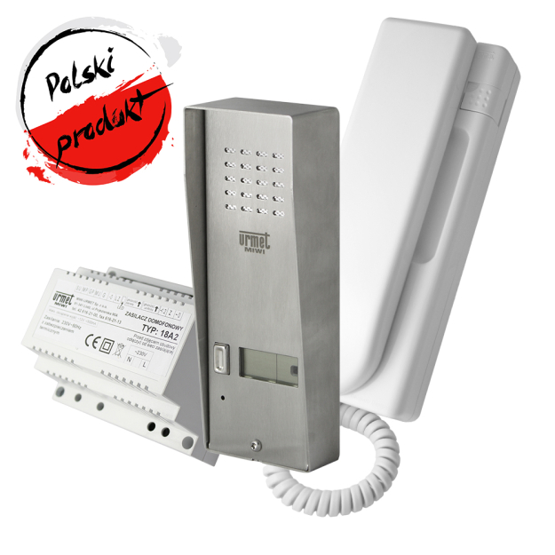 5025/311 - Zestaw domofonowy dla 1 lokatora - Miwi-Urmet | 5903878053473