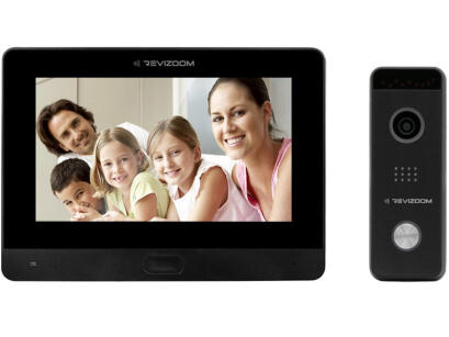 RM-T471HD BLACK/RC-411HD - Zestaw wideodomofonowy, analogowy, 2Mpx, WiFi, LAN, microSD - Revizoom | RM-T471HD BLACK/RC-411HD
