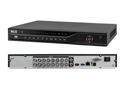 BCS-XVR16024KE-II - Rejestrator 16 kanałowy, 4K, IP, HDCVI, AHD, TVI, ANALOG - BCS | BCS-XVR16024KE-II