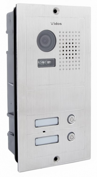 S602 - Panel bramowy 2-rodzinny z kamerą - Vidos | 5907281202251
