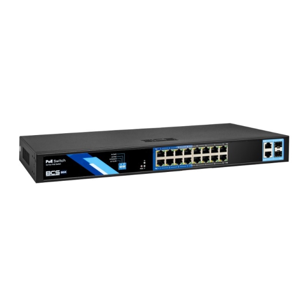 BCS-B-SP1602G-2SFP-II - Switch PoE, 16 portów - BCS | BCS-B-SP1602G-2SFP-II
