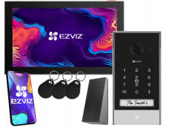 EP7 - Bezprzewodowy wideodomofon WiFi z panelem solarnym, 2K - EZVIZ | CS-EP7
