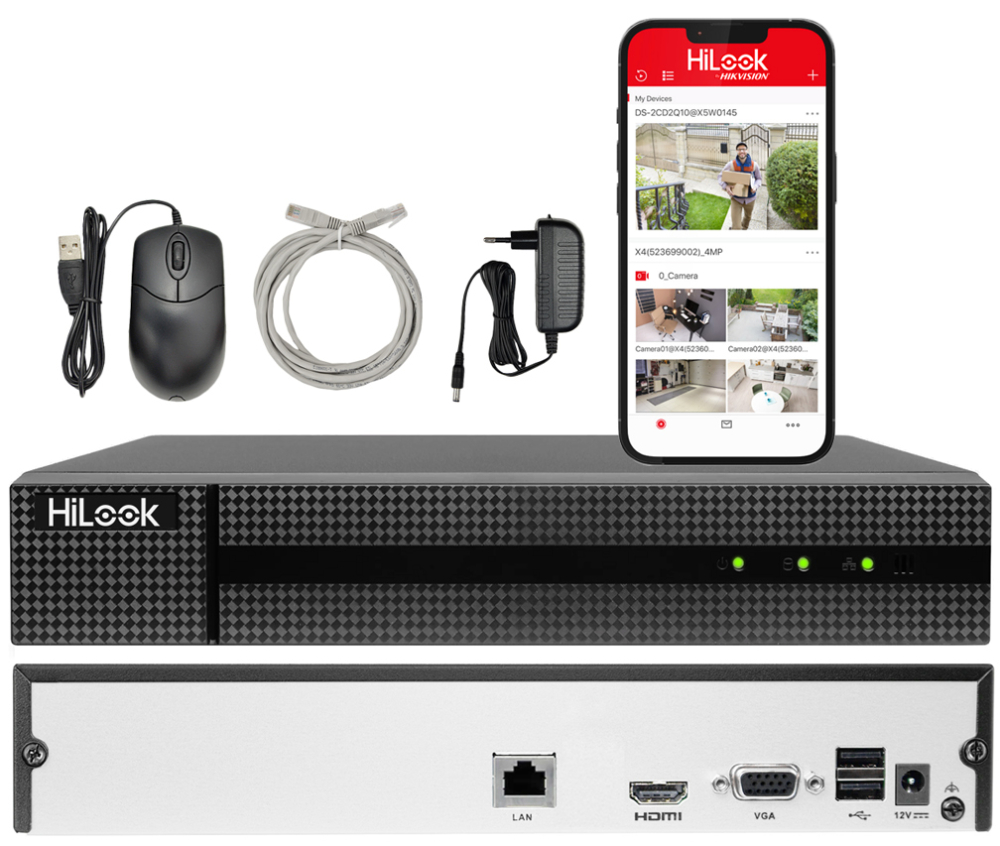 Rejestrator IP HiLook by Hikvision Rejestrator IP HiLook by Hikvision