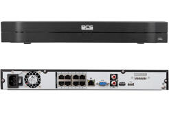BCS-L-NVR0802-A-4KE-8P(2) - Rejestrator IP 8- kanałowy, do 16Mpx, 2x HDD, PoE, Ai - BCS LINE | 5904890709119