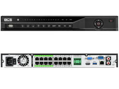 BCS-L-NVR1602-A-4KE-16P(2) - Rejestrator IP 16- kanałowy, do 16Mpx, 2x HDD, PoE, Ai - BCS LINE | 5904890709171