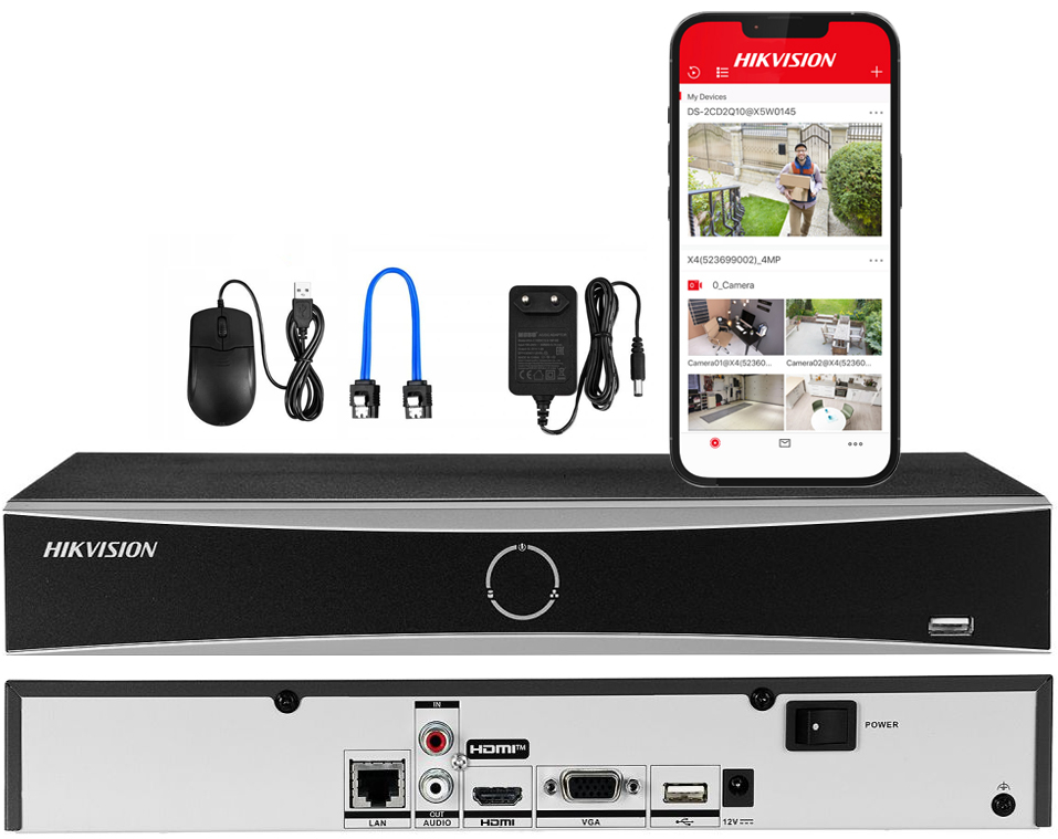 Rejestrator IP PoE HiLook by Hikvision Rejestrator IP PoE HiLook by Hikvision