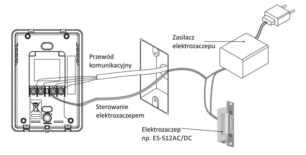 Przykładowy schemat połączeń - Commax  Przykładowy schemat połączeń - Commax