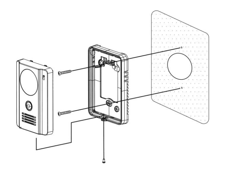 Przykładowy schemat połączeń - Commax Przykładowy schemat połączeń - Commax
