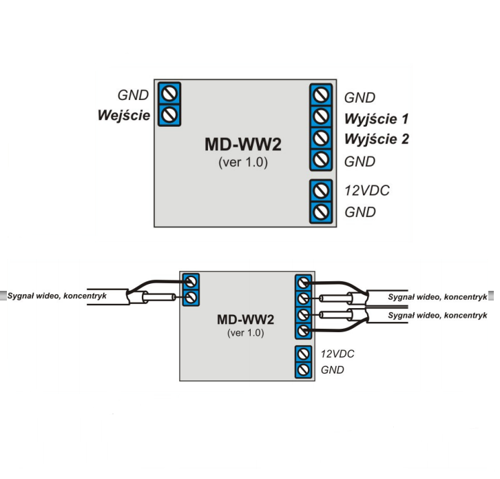 MD-WW2 - Zasilacz 24VDC/1A - Commax MD-WW2 - Zasilacz 24VDC/1A - Commax