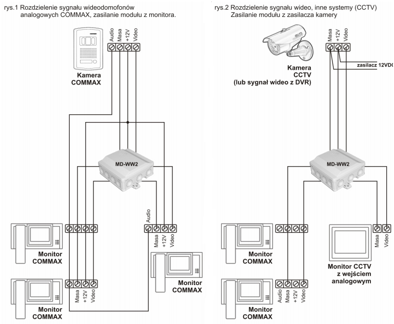 MD-WW2 - Zasilacz 24VDC/1A - Commax MD-WW2 - Zasilacz 24VDC/1A - Commax