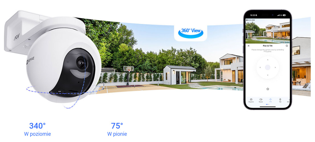 Kamera EZVIZ CB8 Lite 4MPx z obrotową głowicą