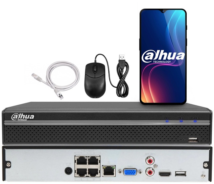 Rejestrator IP Dahua NVR2104-4KS3