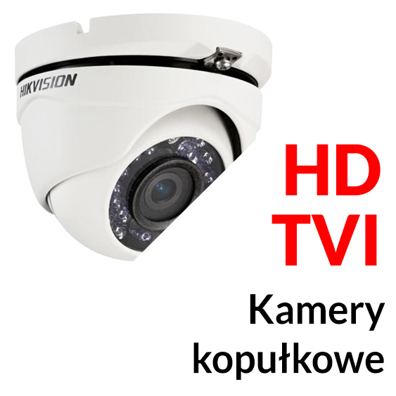 Kamery kopułkowe HD-TVI