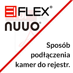 Sposób podłączenia kamer EIFLEX do rejestratora NUUO