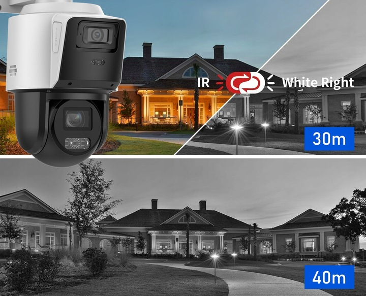 Smart Hybrid Light w kamerze PTZ-D4PRO