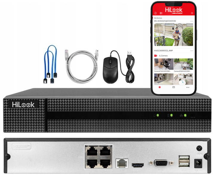 Rejestrator IP 8xPoE HiLook by Hikvision