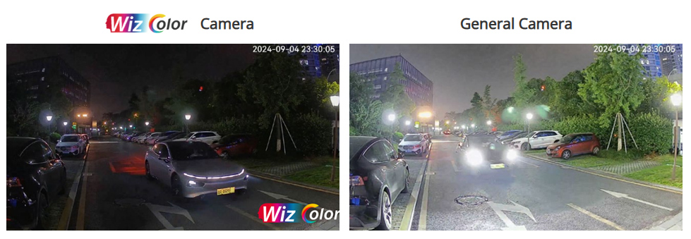 Obraz z kamery WizColor przy mocnym świetle